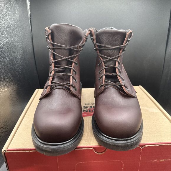 Red Wing 606 Supersole 2.0 Mens Size 10.5 B Work Boots Brown Leather Soft Toe - Picture 4 of 9